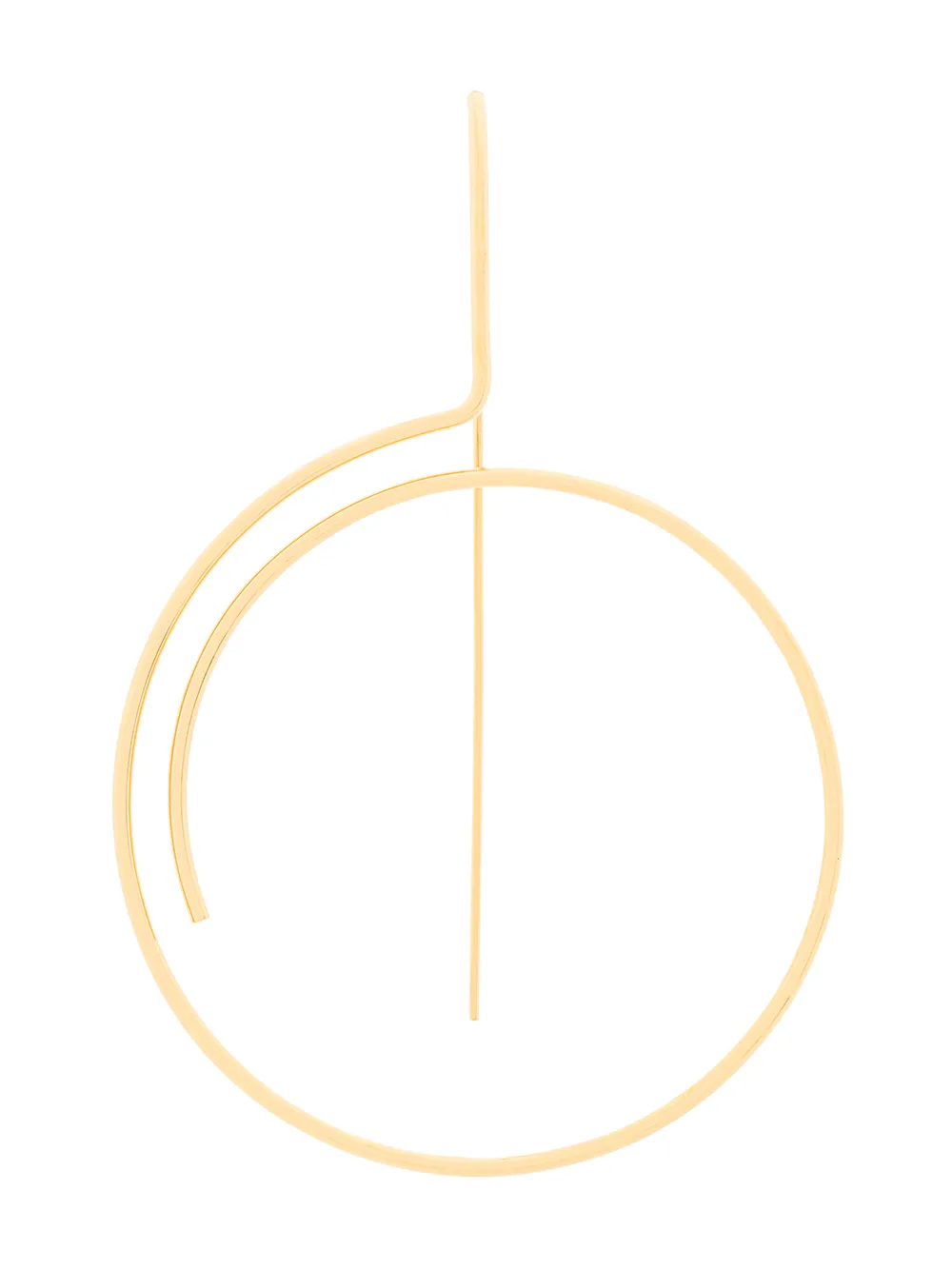 Wouters & Hendrix Technofossils Curve earring | Metallic | Image 1