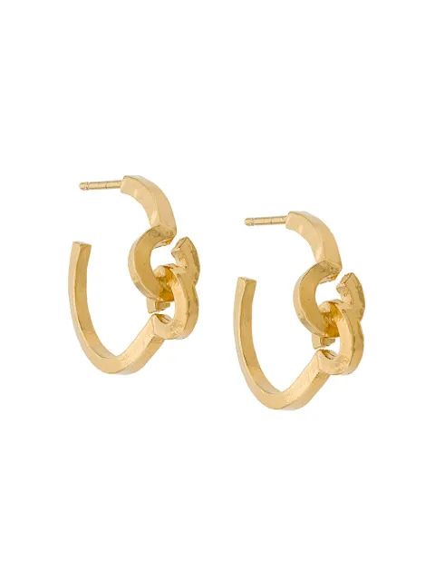 Wouters & Hendrix Technofossils hammered Link hoops