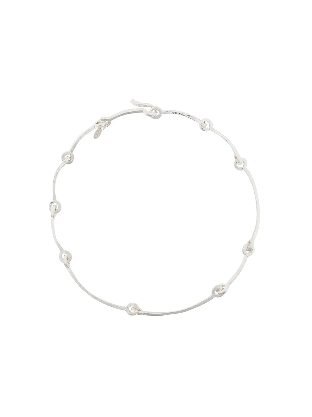 Wouters & Hendrix Technofossils hammered necklace | Metallic | Image 1