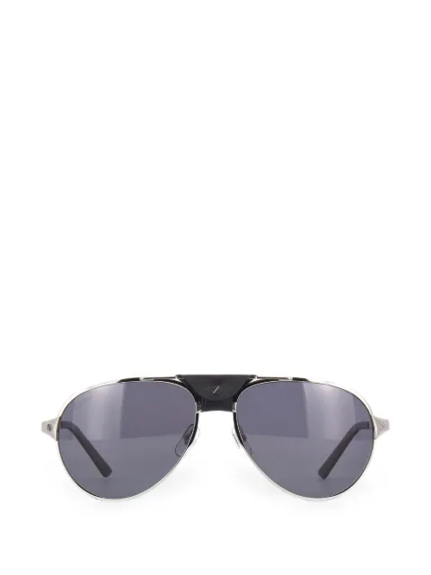 Cartier Eyewear Santos pilot-frame sunglasses