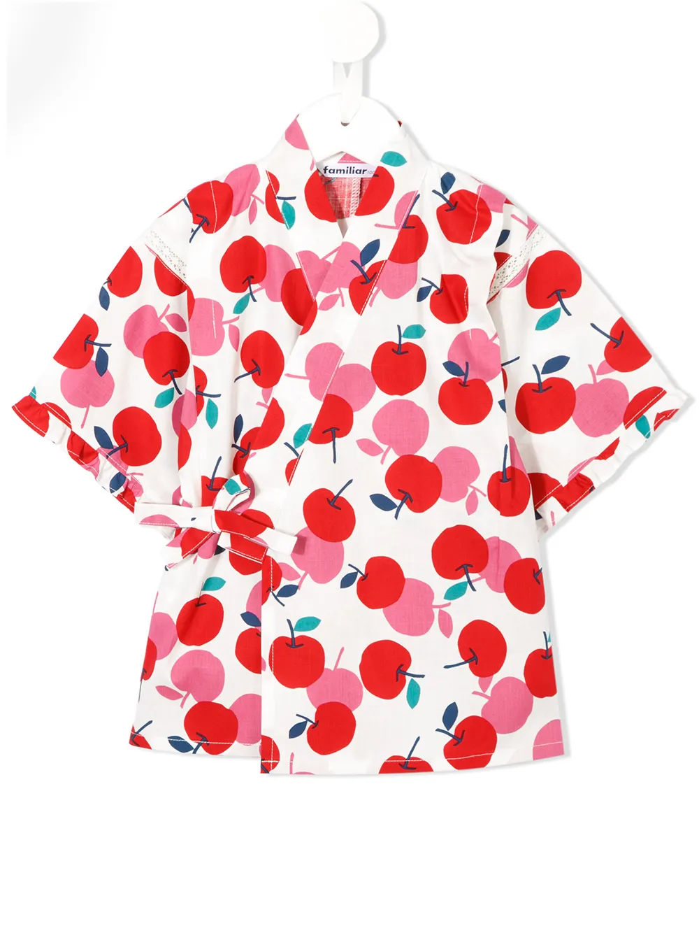 Familiar cherry kimono short set