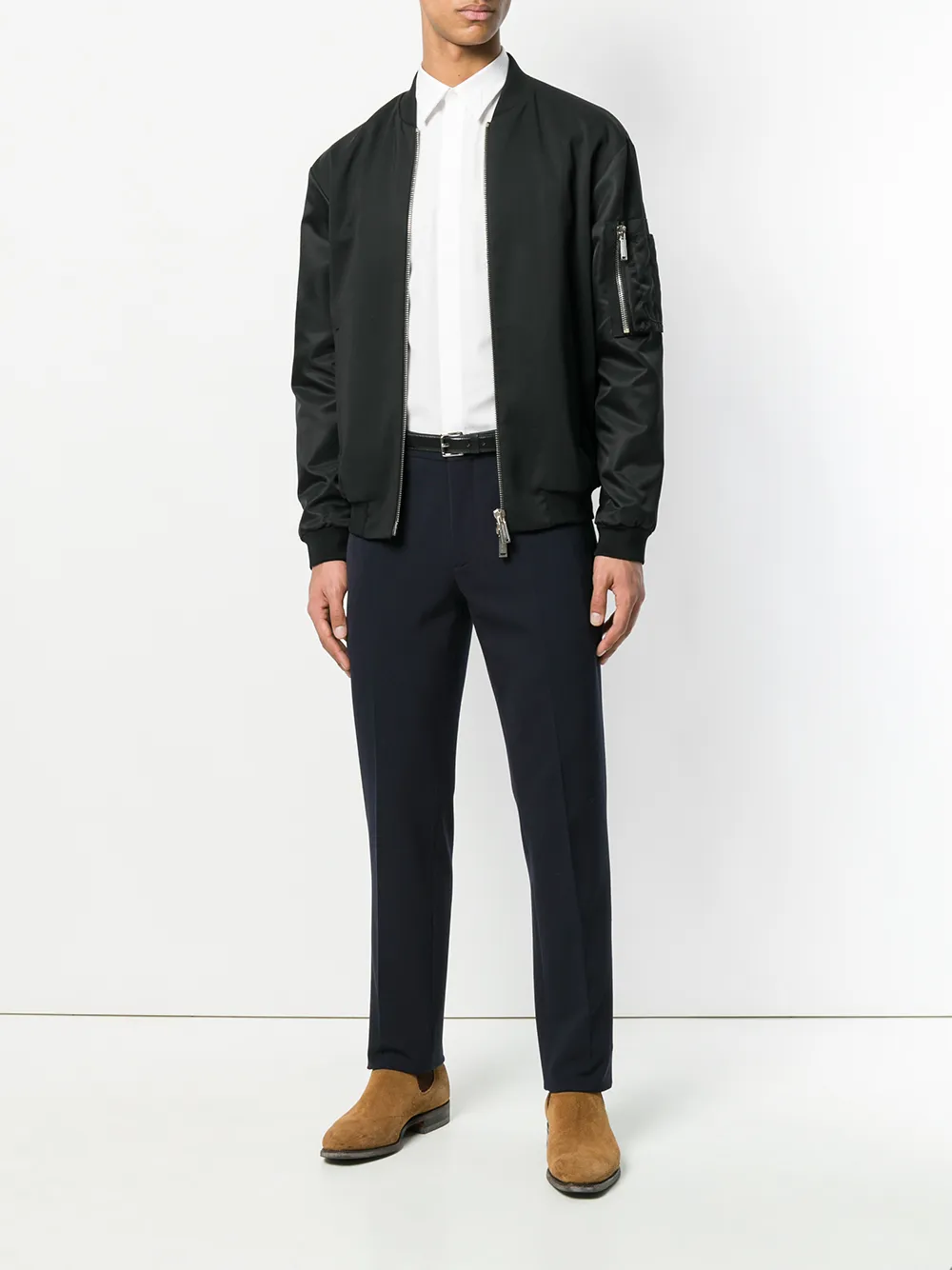 Givenchy long-sleeve fitted shirt Wit