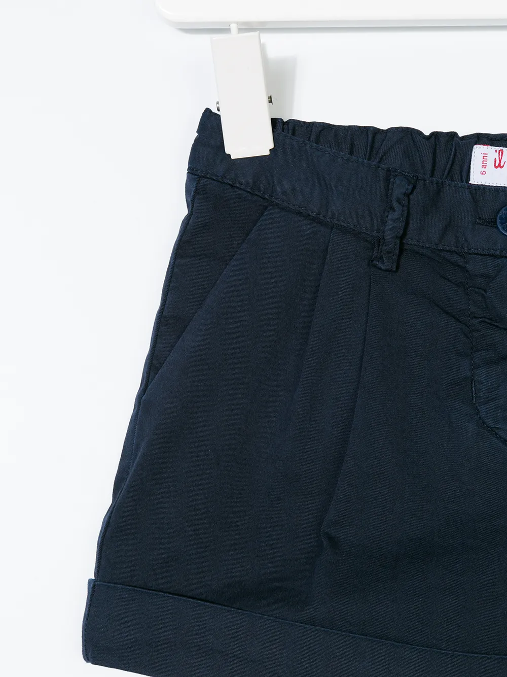 Il Gufo Geplooide shorts Blauw
