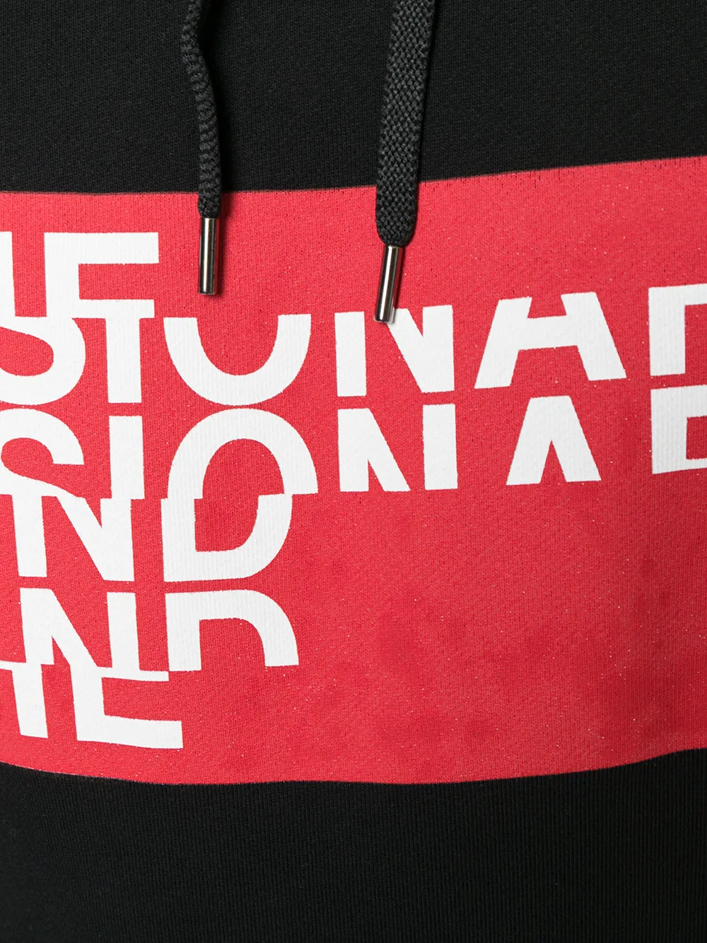 Neil Barrett Visionaire Mind hoody Zwart
