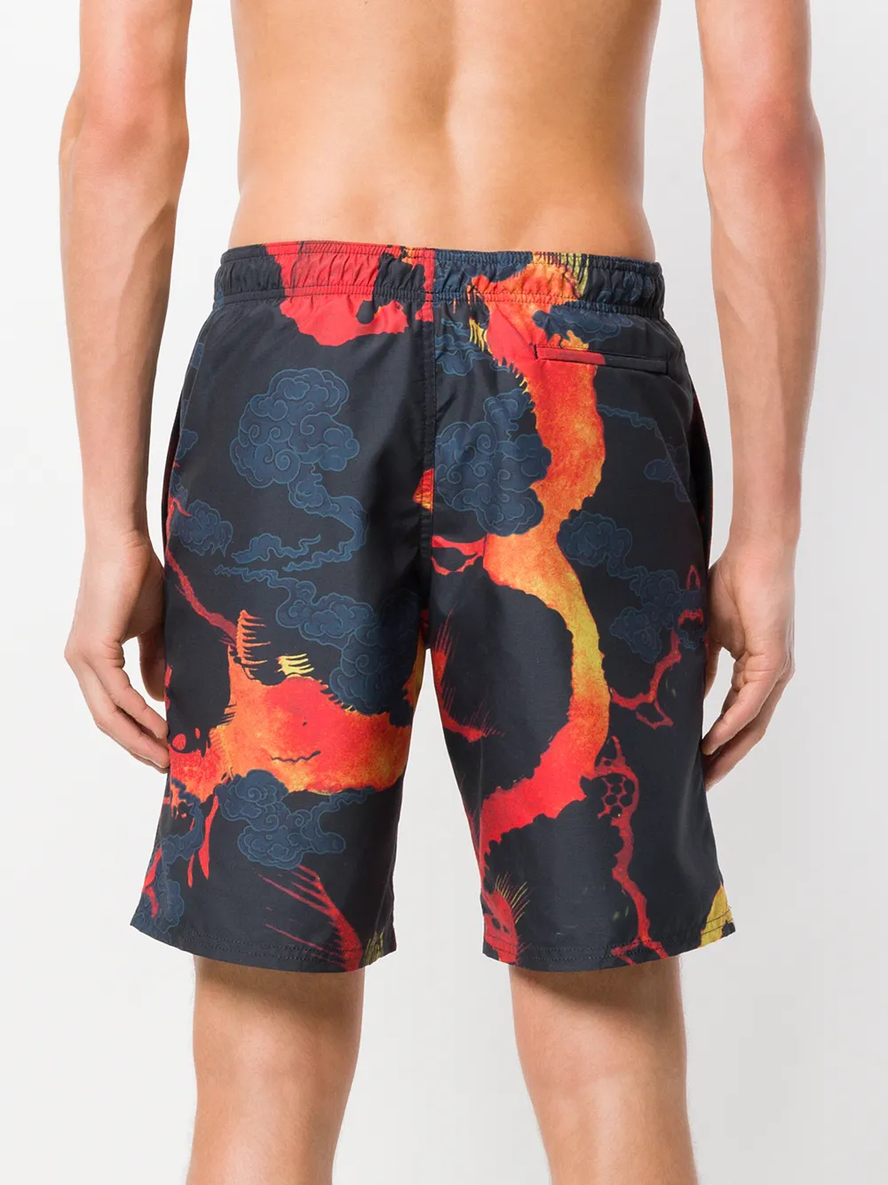 Givenchy print swim shorts Grijs
