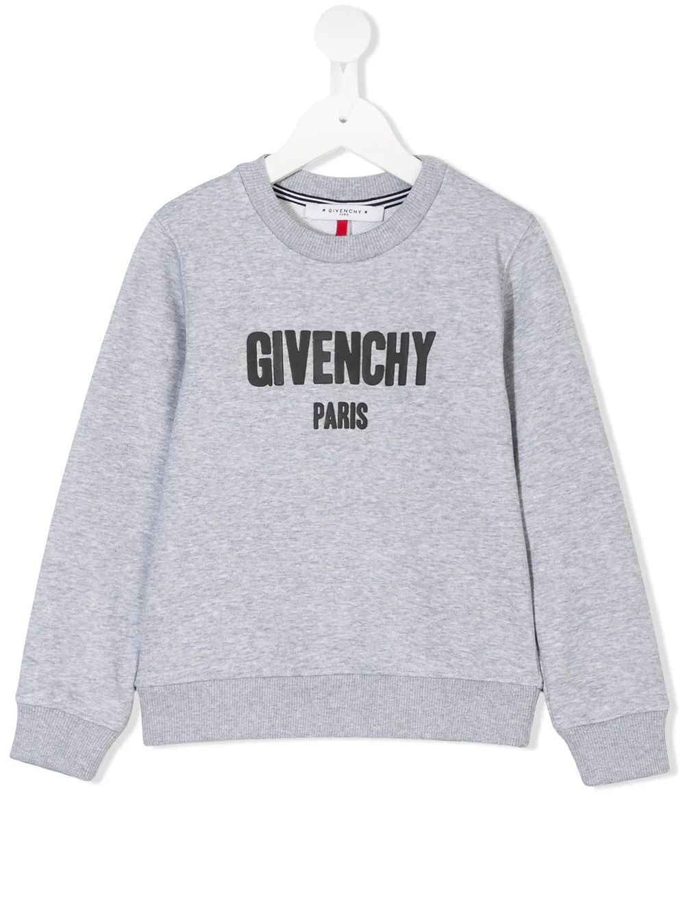 Givenchy Kids' Logo Print Sweatshirt In Gray