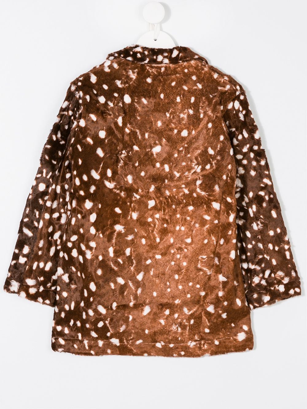 Shop Caroline Bosmans Polka Dot Patterned Jacket In Brown