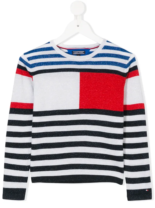 tommy hilfiger striped jumper