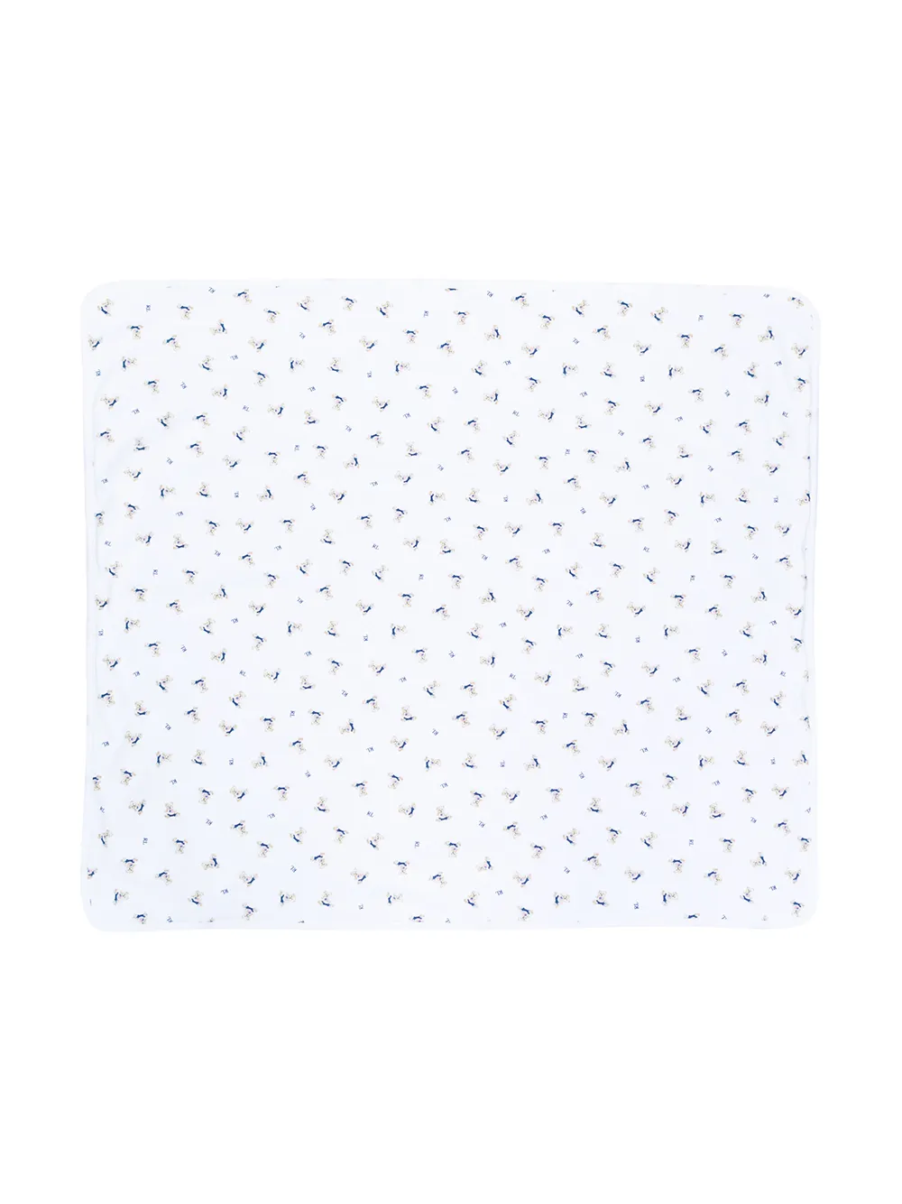 

Ralph Lauren Kids printed blanket - Blanco