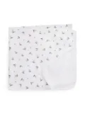 POLO RALPH LAUREN KIDS Fantasia cotton comfort blanket - White