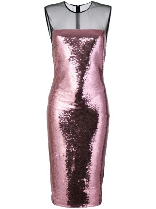 tom ford sequin midi dress