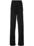 Off-White rear print track pants - Black