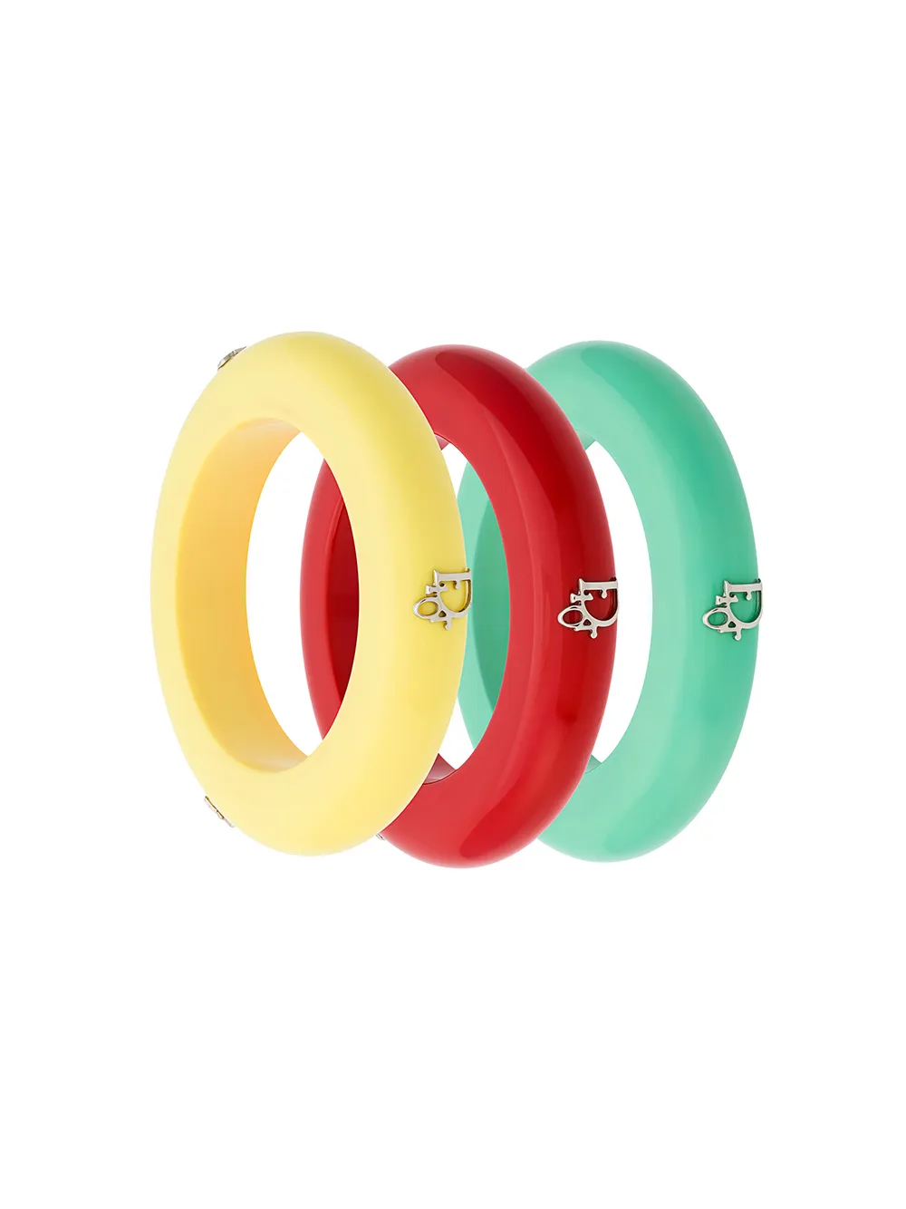 

Christian Dior logo bangle set - Multicolour