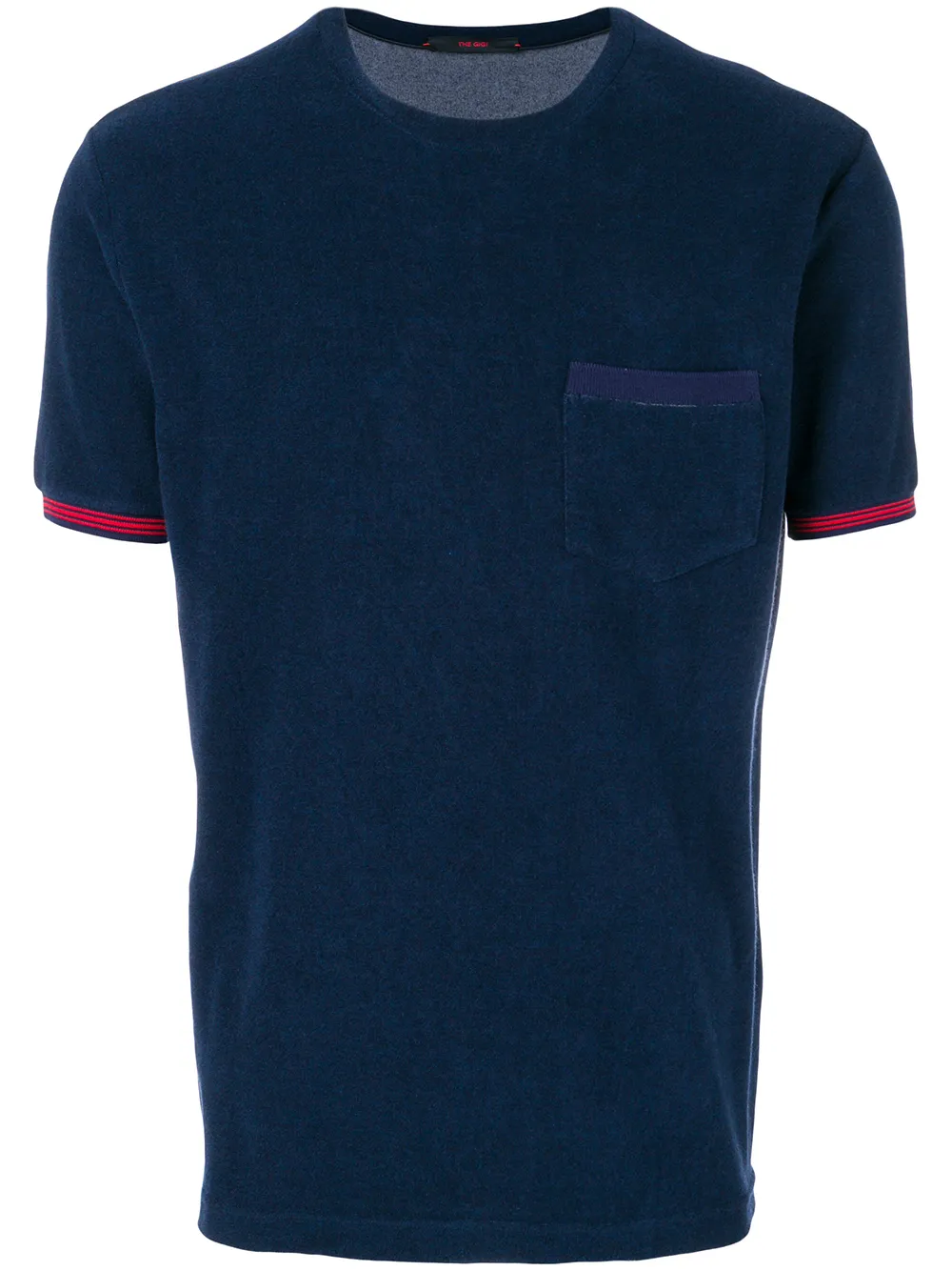 striped detail T-shirt