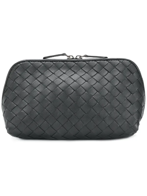 vintage bottega vanity pouch intrecciato