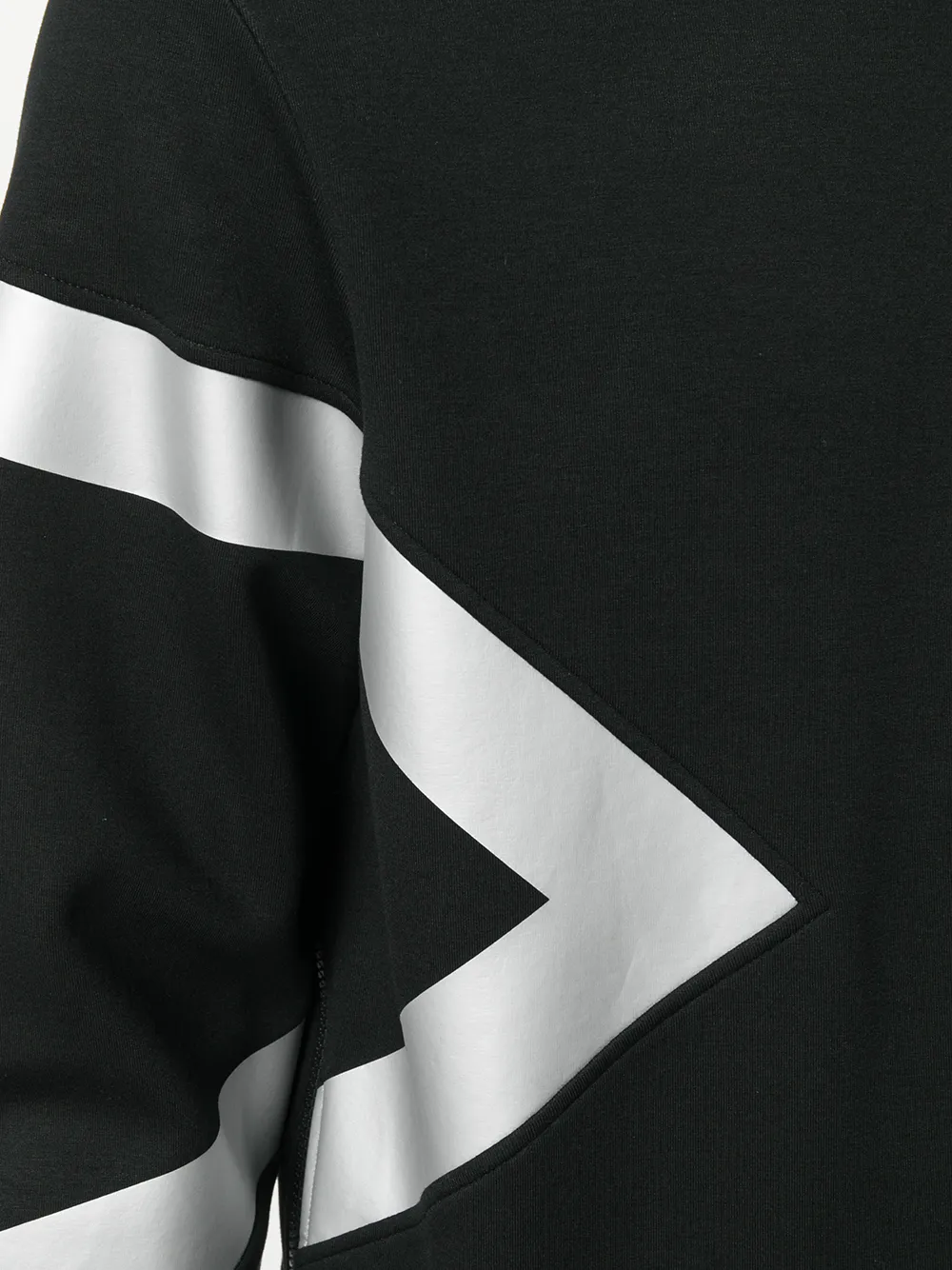 Neil Barrett casual sweater met print Zwart