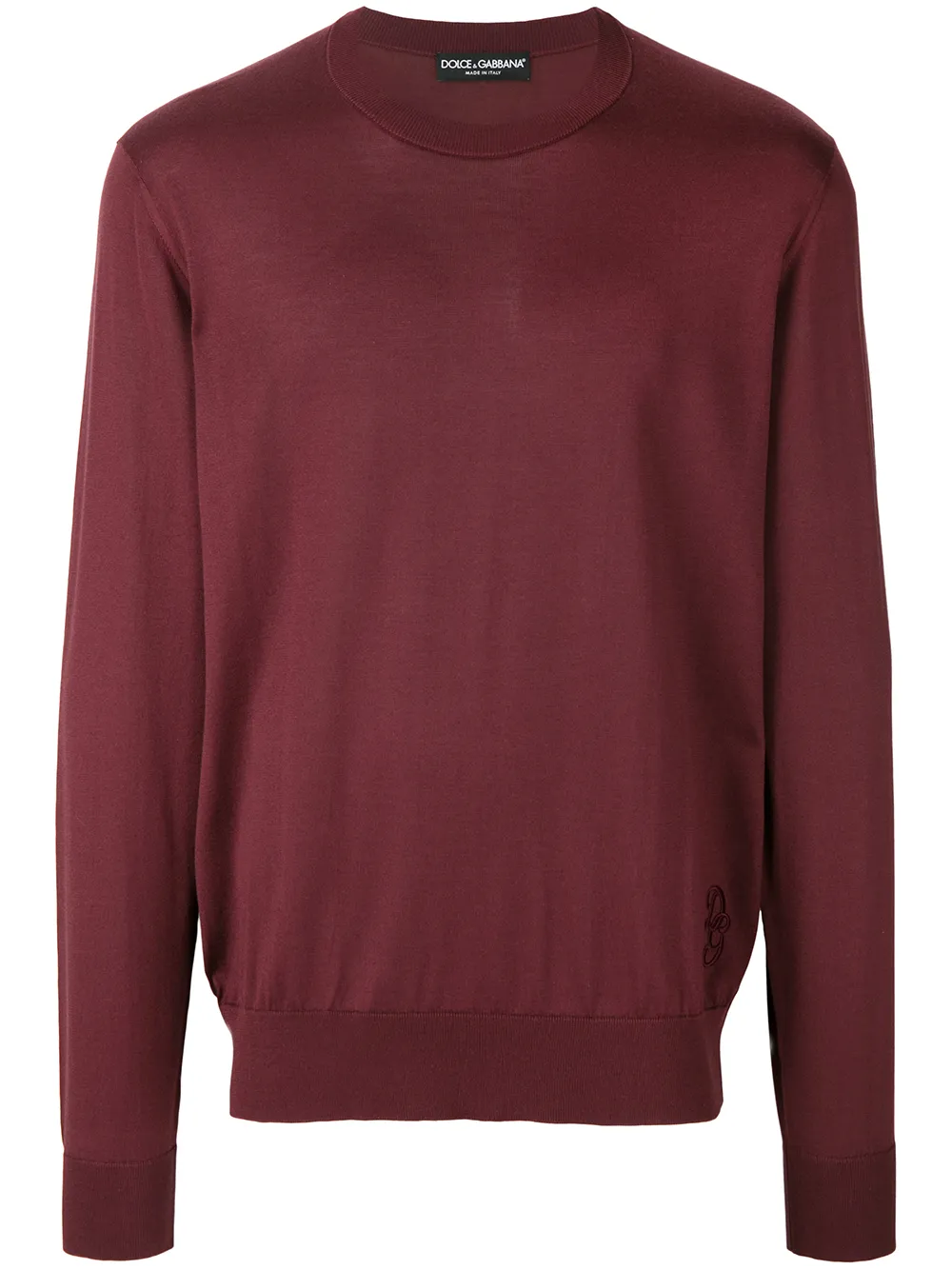 dolce and gabbana crew neck sweater