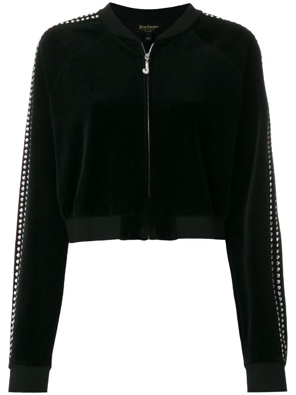 juicy couture cropped zip hoodie jacket