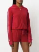 Juicy Couture Exclusive Swarovski embellished velour romper
