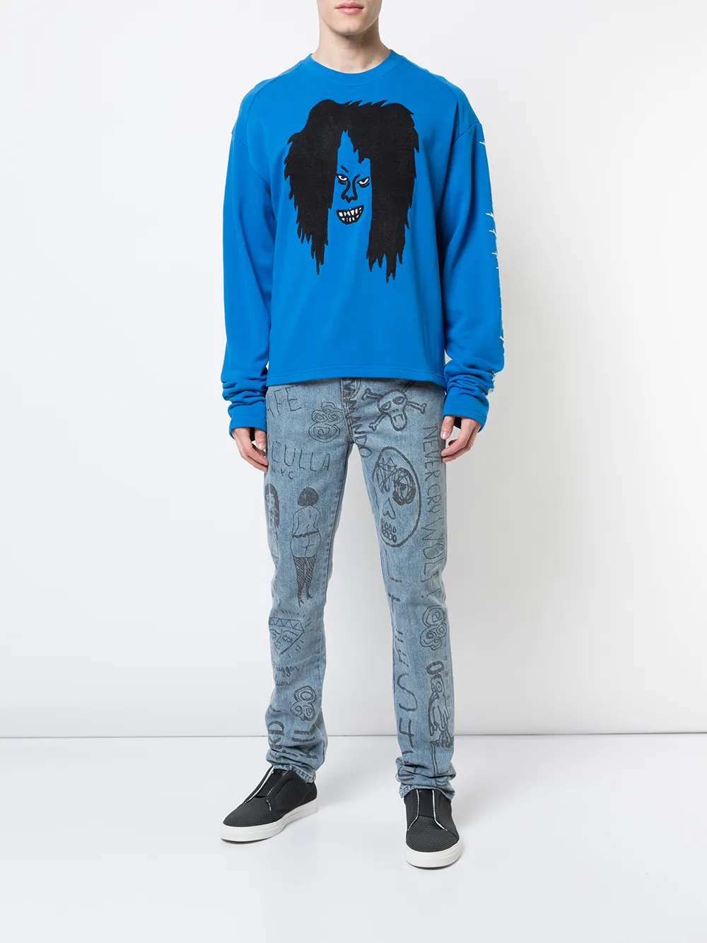 Haculla Too Ugly sweater - Blauw