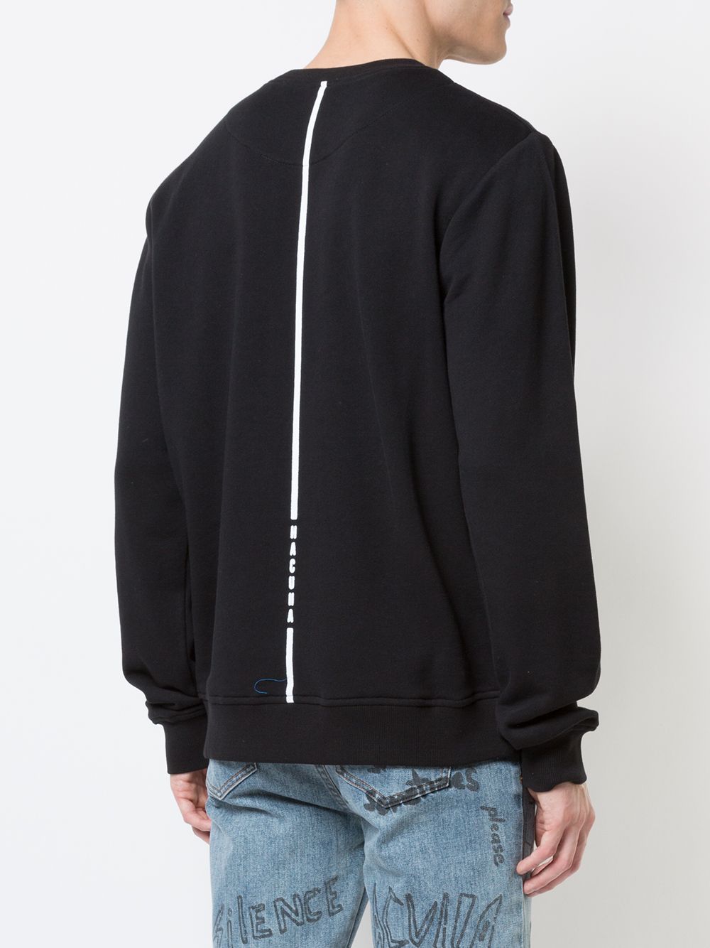 Shop Haculla Hac On The Brain Sweatshirt In Black