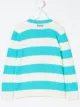 الصورة 2 من Gucci Kids سترة Angry Cat-intarsia مخططة
