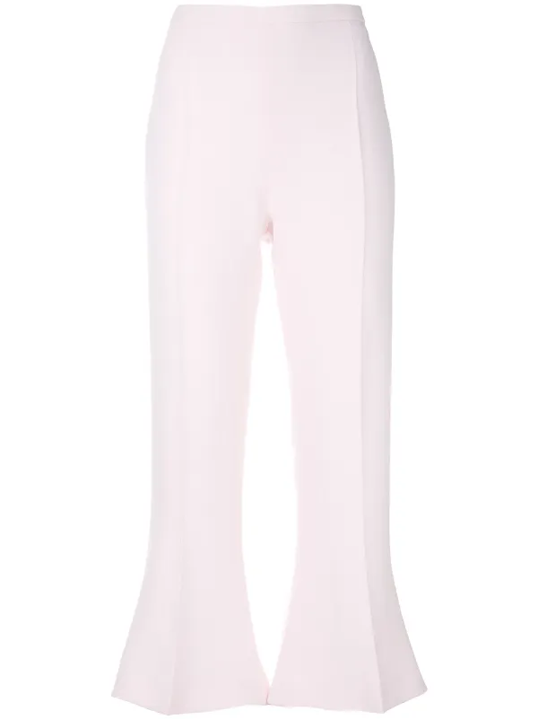 pink flare trousers