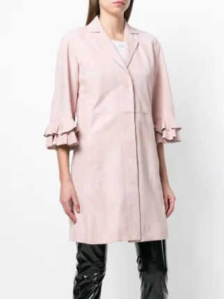 frill sleeve coat展示图