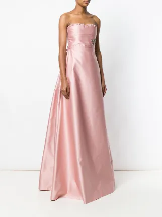 Pink Strapless Dress