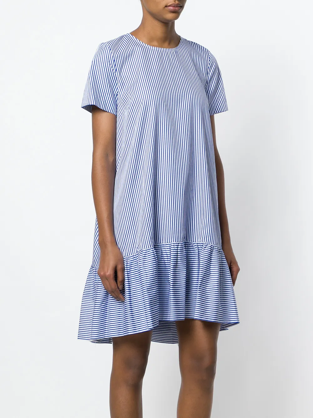 Imagen secundaria de producto de Baum Und Pferdgarten vestido camisera con estampado a rayas diplomáticas - Azul - Baum und Pferdgarten
