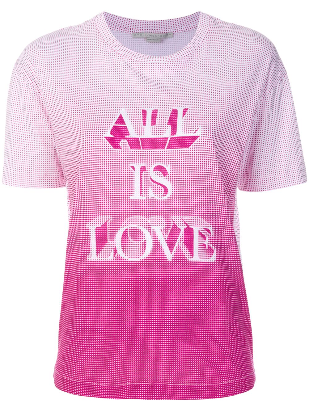 фото Stella McCartney футболка с принтом 'All Is Love'