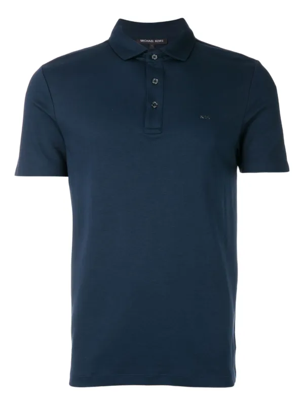 Michael Kors Playera Tipo Polo Manga Corta Azul FARFETCH MX