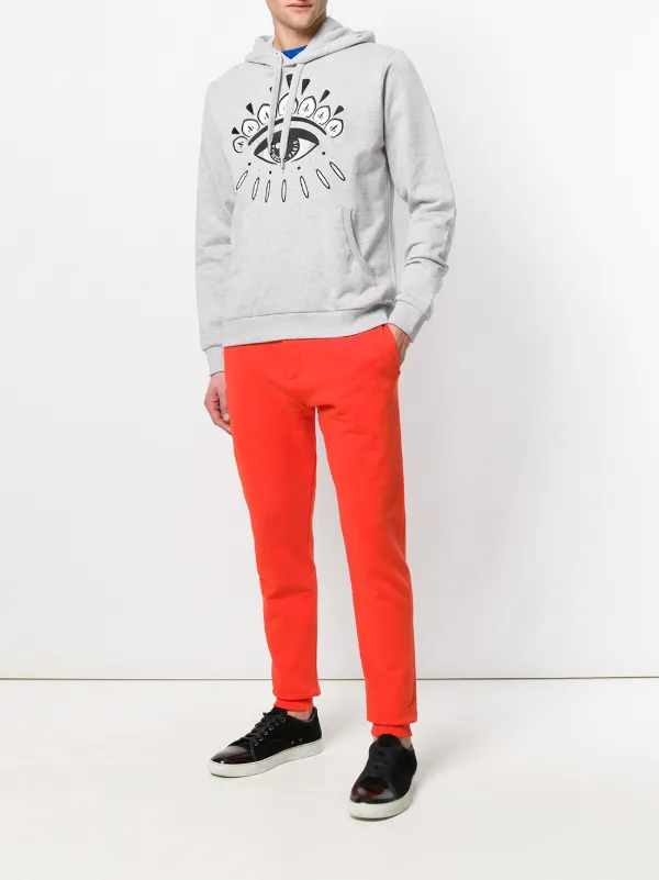kenzo eye hoodie grey