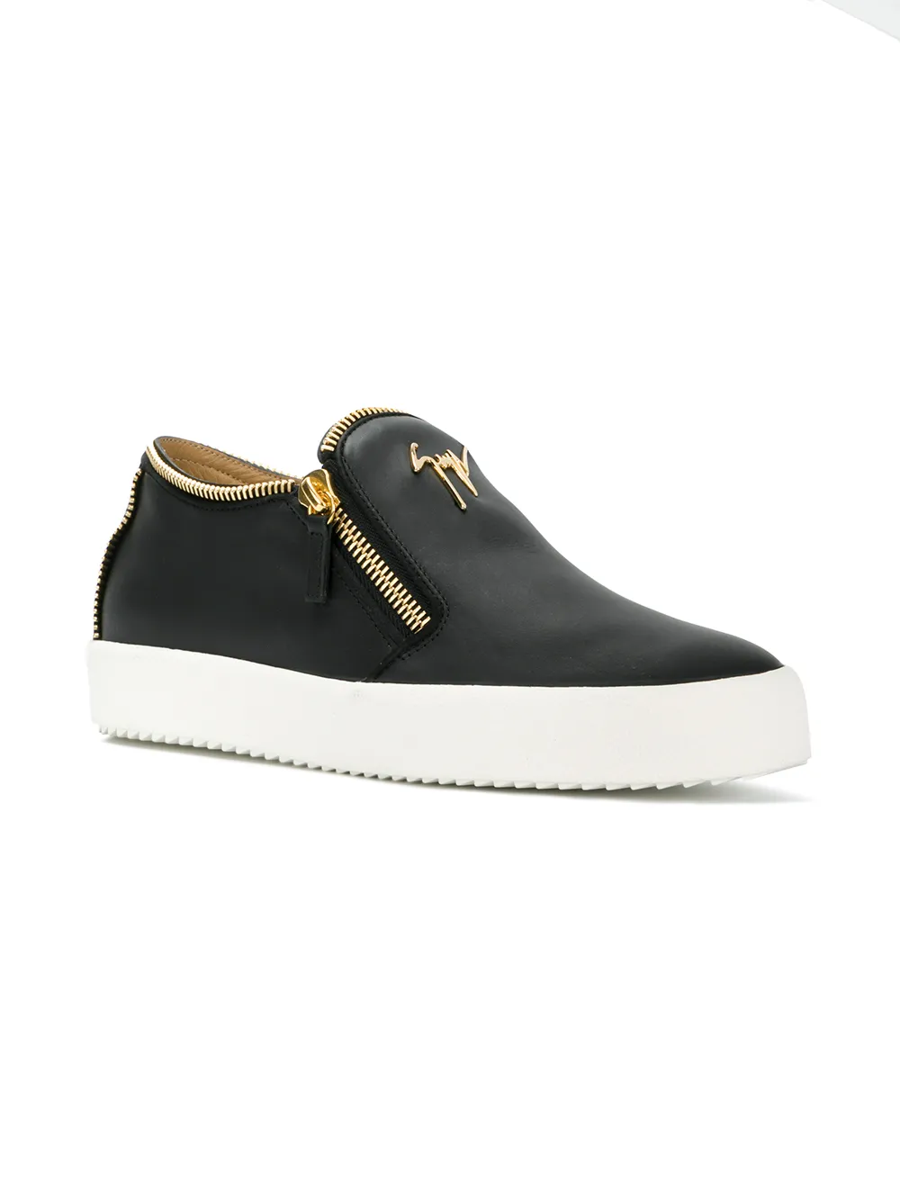 Giuseppe Zanotti Adam slip on sneaker Zwart