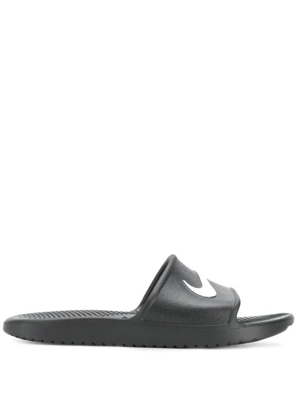 black nike kawa slides