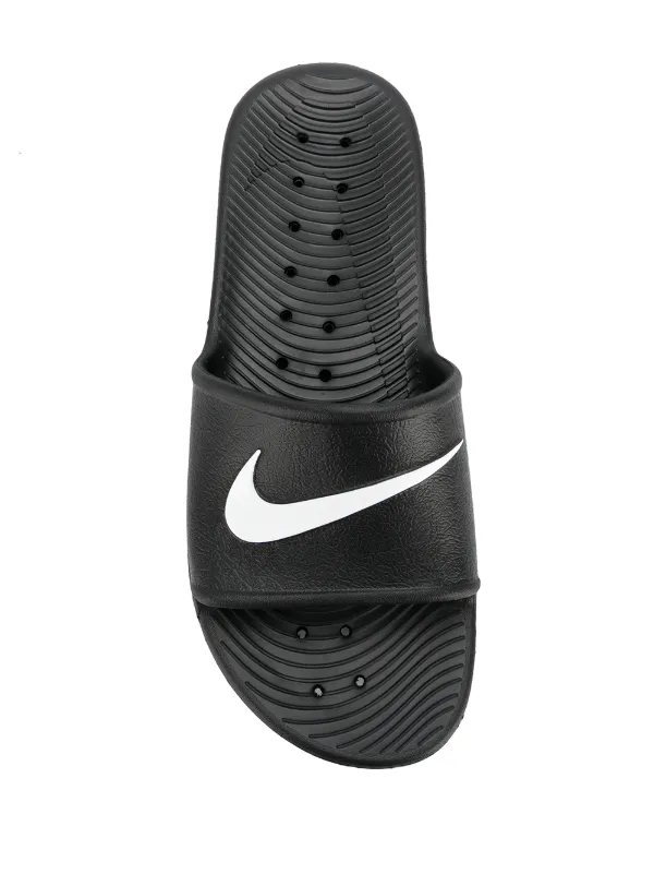 black nike kawa slides