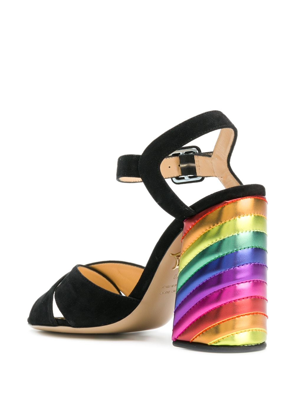 фото Charlotte olympia туфли-лодочки на радужном каблуке