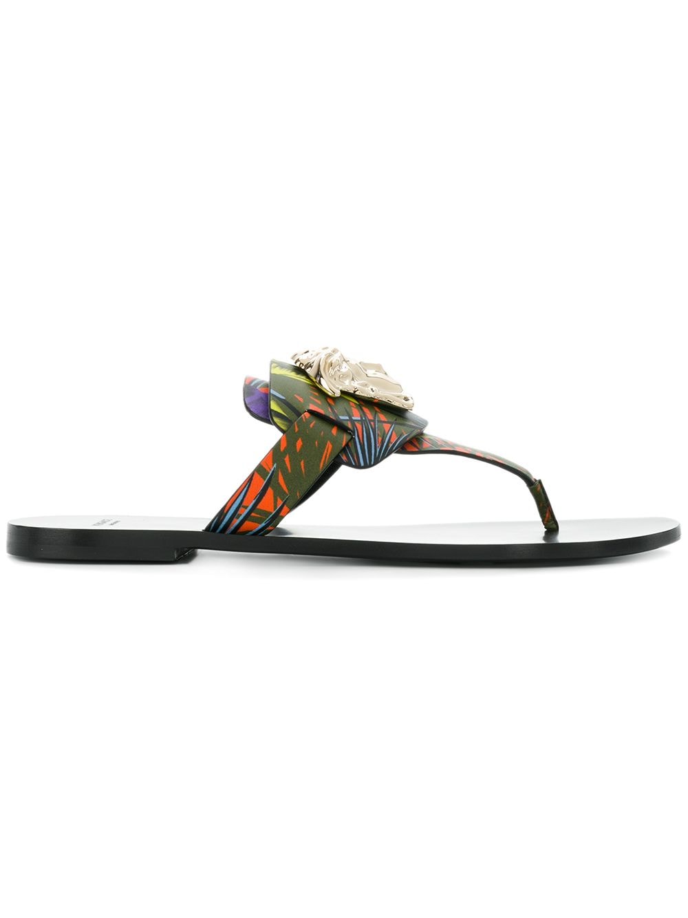 versace medusa thong sandals