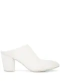 Marsèll block heeled mules - White