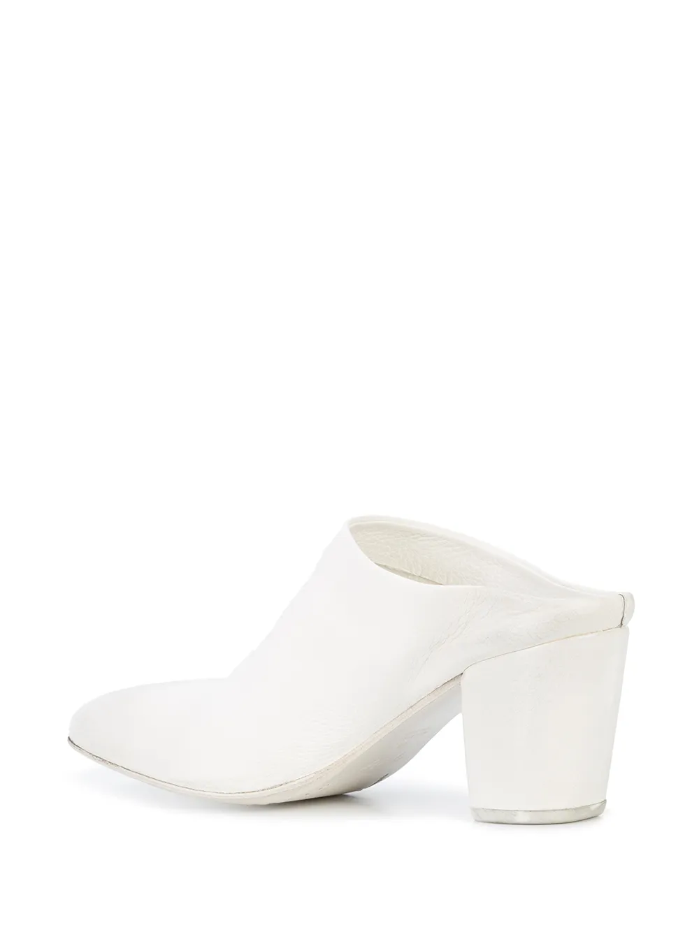 Marsèll block heeled mules White