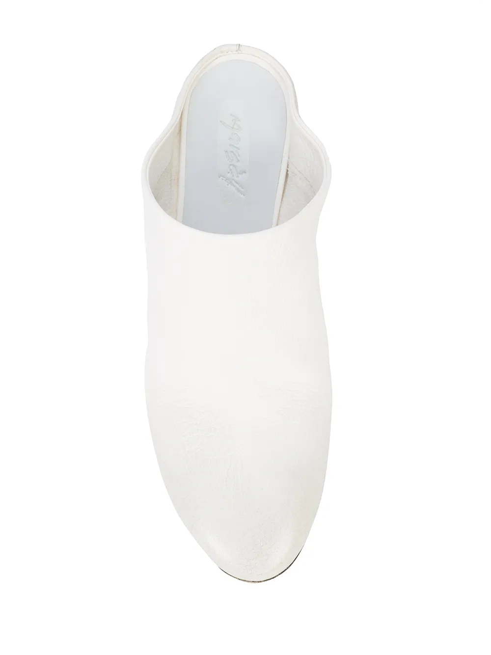 Marsèll block heeled mules White