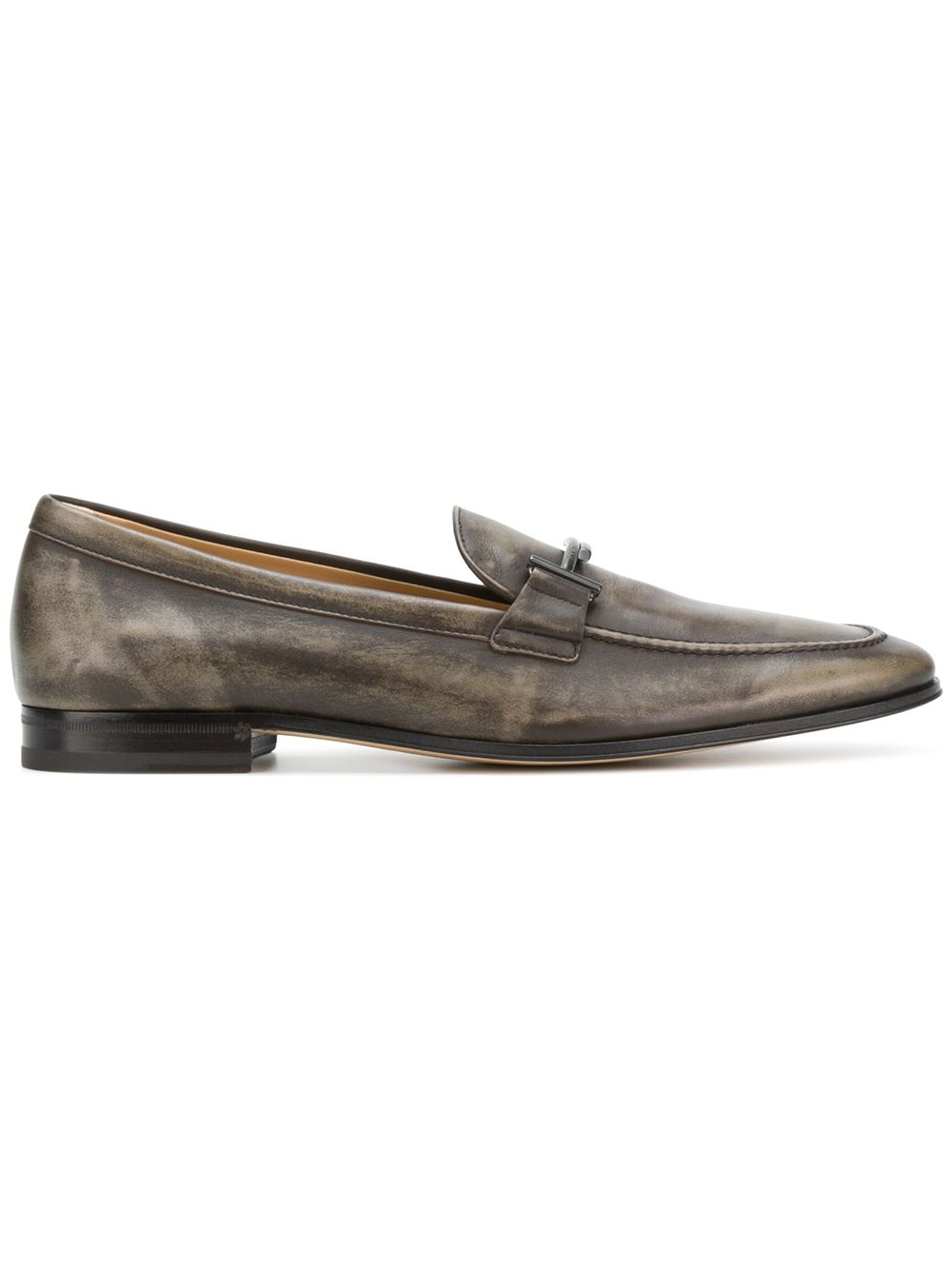 фото Tod's distressed Double T loafers