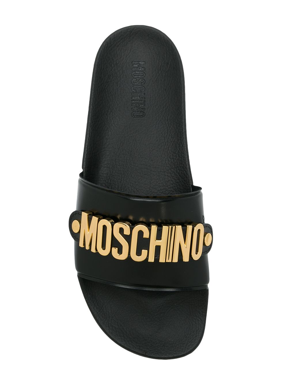 фото Moschino шлепанцы с логотипом