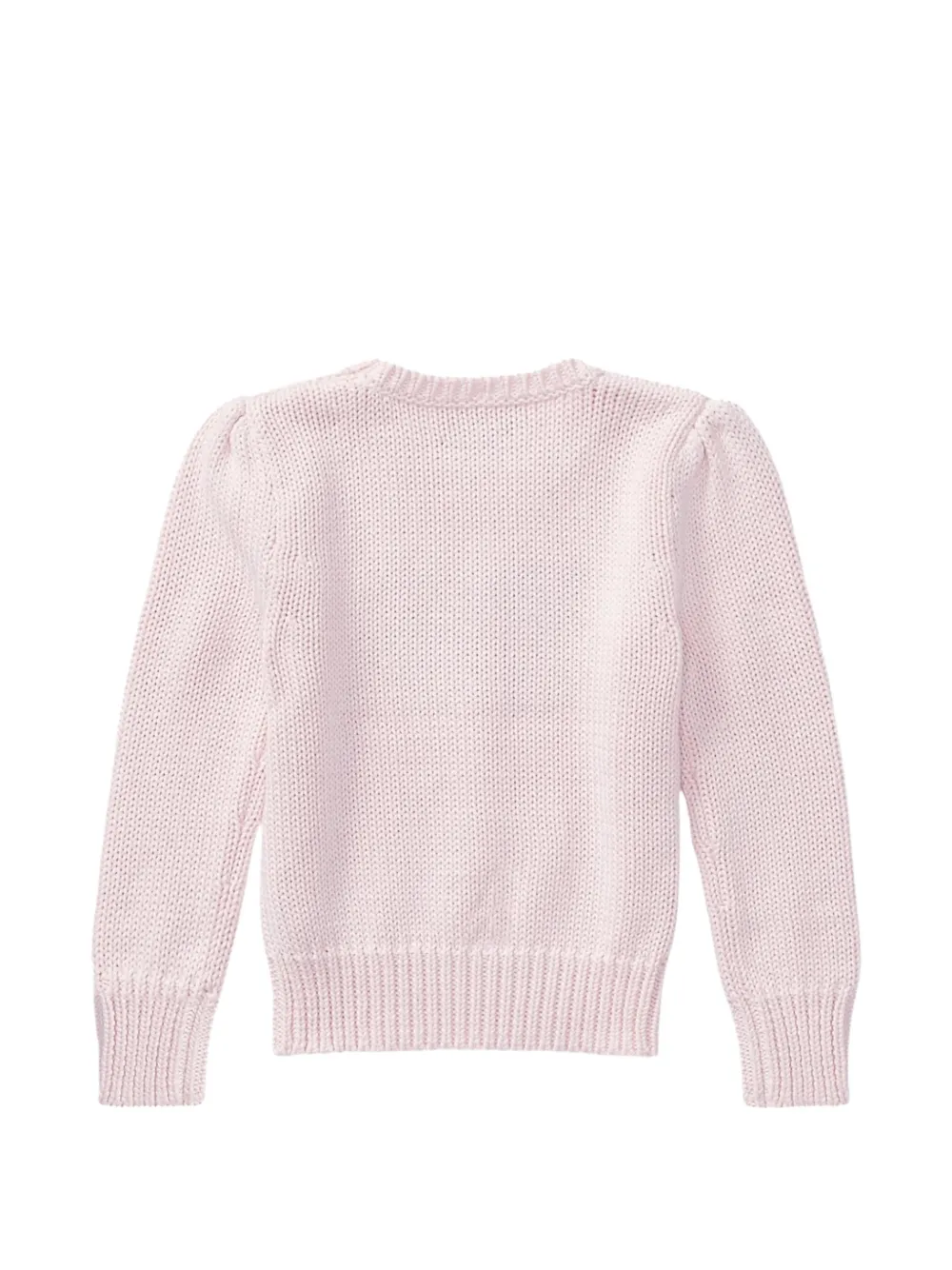  Polo Ralph Lauren Kids Strickpullover Mit Us Flagge   Rosa 