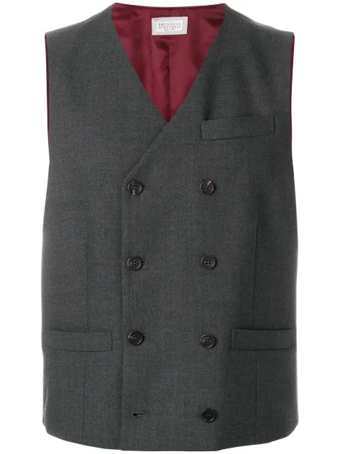 Brunello Cucinelli double-breasted waistcoat