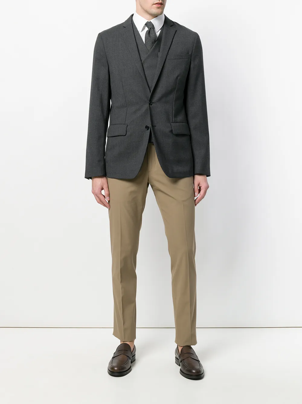 Brunello Cucinelli double-breasted waistcoat | Blazers | Image 2
