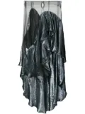 Paula Knorr panelled draped skirt - Black
