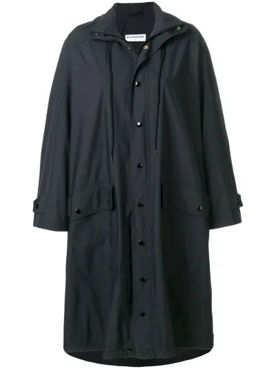 Balenciaga Opera Rain Coat black | MODES