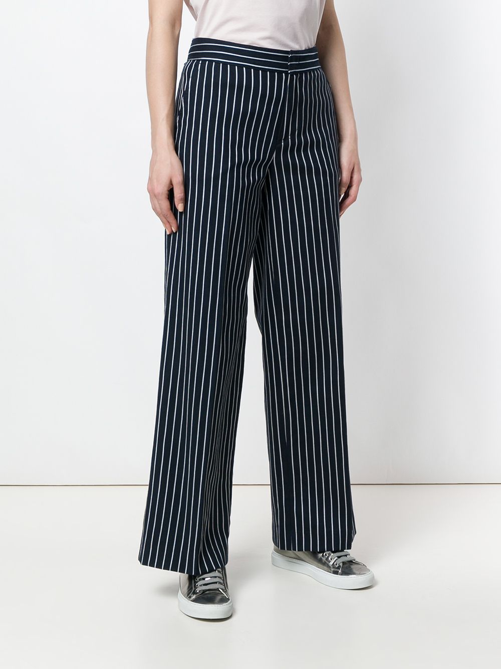 фото Moncler chalk stripe high waist trousers