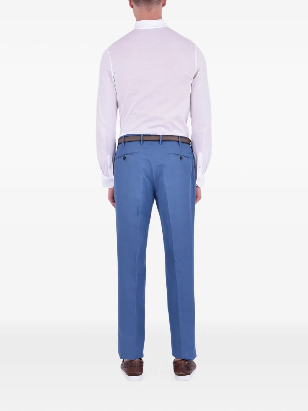 Incotex slim-fit jas Blauw